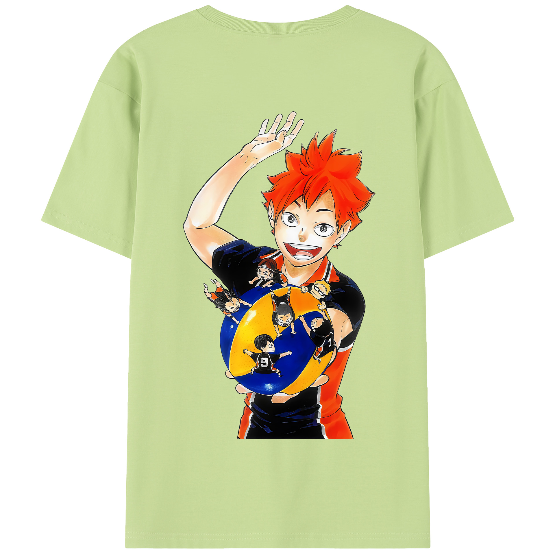 （画像用） ハイキュー!! Haikyu!! 綿100％半袖Tシャツ（背面プリント）